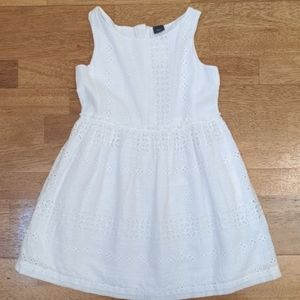 Gap kids white dress size S 6-7